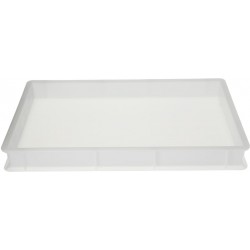 VASCHETTA PIZZA BIANCA 600x400h70mm    CODICE: 3480006
