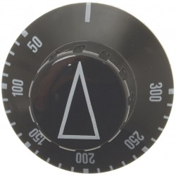 MANOPOLA NERA ø 50 mm 50-300°C  Cod. 3241899