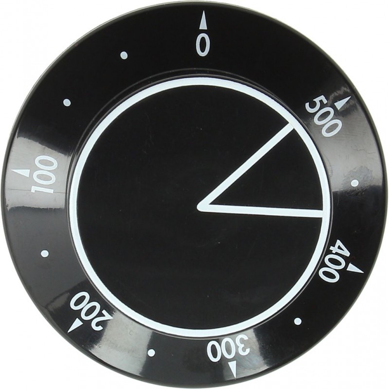 MANOPOLA NERA ø 58 mm 0-500°C  Cod. 3241928