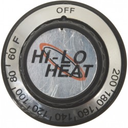 MANOPOLA NERA ø 48 mm OFF-60-200°F  Cod. 3241931