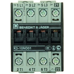 CONTATTORE BENEDIKT/JAGER K3-10ND01  Cod. 3454001
