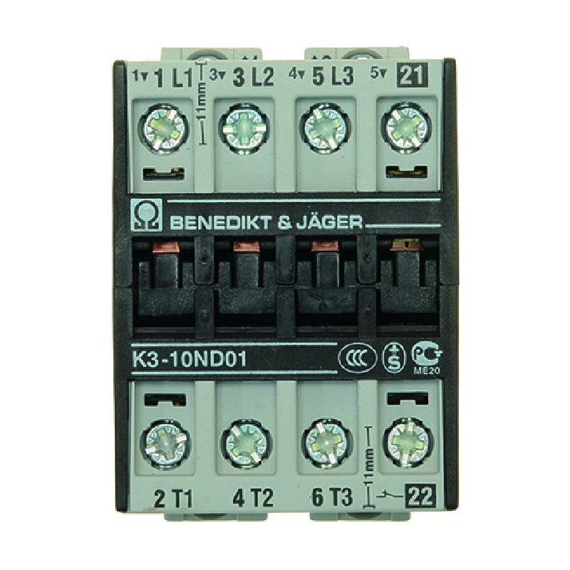 CONTATTORE BENEDIKT/JAGER K3-10ND01  Cod. 3454001