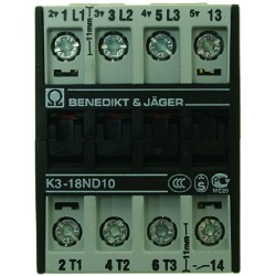 CONTATTORE BENEDIKT/JAGER K3-18ND10  Cod. 3454053