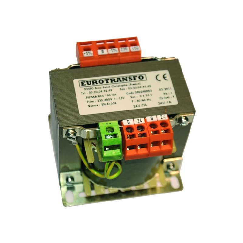 TRASFORMATORE PRIM 230-400V SEC 2x24V  Cod. 3739029