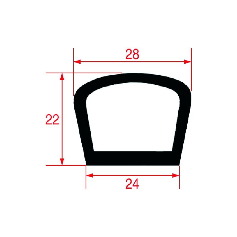 GUARNIZIONE PORTA FORNO  Cod. 3786305