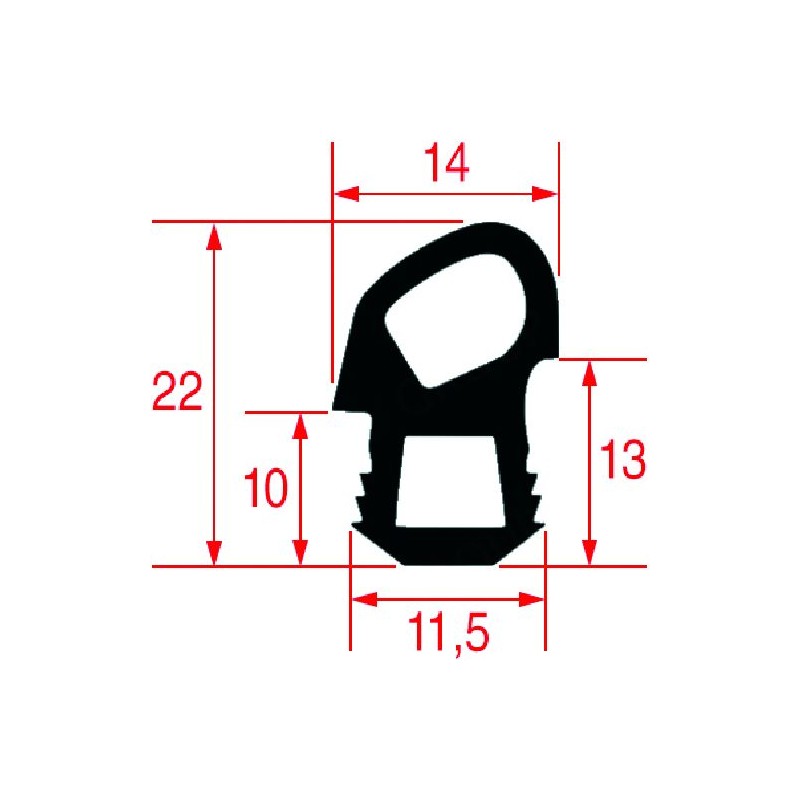 GUARNIZIONE PORTA FORNO  Cod. 3786310