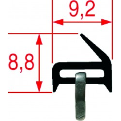 GUARNIZIONE PORTA FORNO 780x320 mm  Cod. 3786389