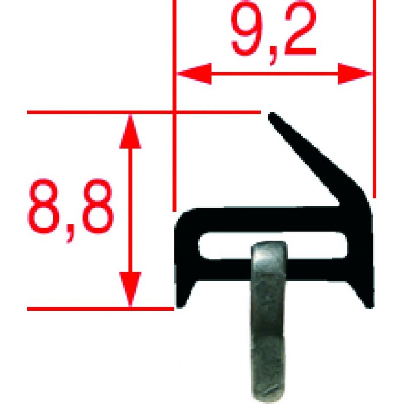 GUARNIZIONE PORTA FORNO 780x320 mm  Cod. 3786389