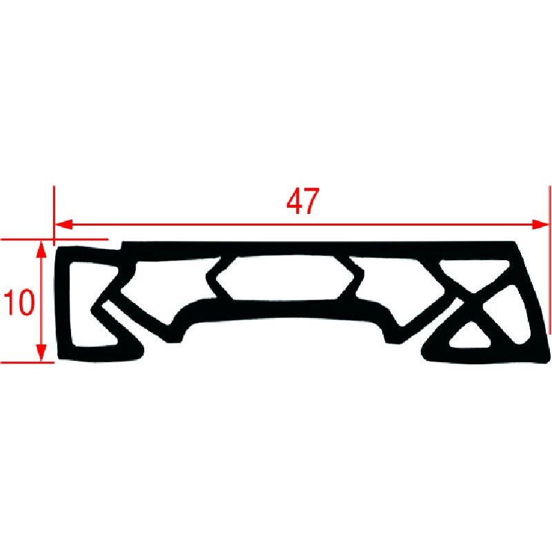 GUARNIZIONE BATTUTA PORTA FORNO 740 mm  Cod. 3786616
