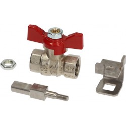 KIT VALVOLA A SFERA ACQUA ø 3/8"FF    CODICE: 3525001