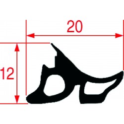 GUARNIZIONE PORTA FORNO 1500 mm  Cod. 3786617