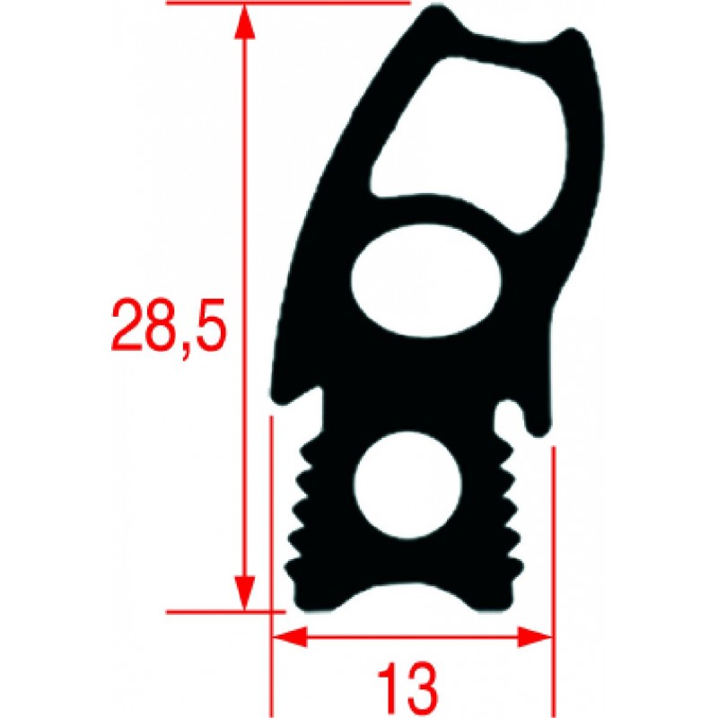 GUARNIZIONE PORTA FORNO 680x500 mm  Cod. 3786675