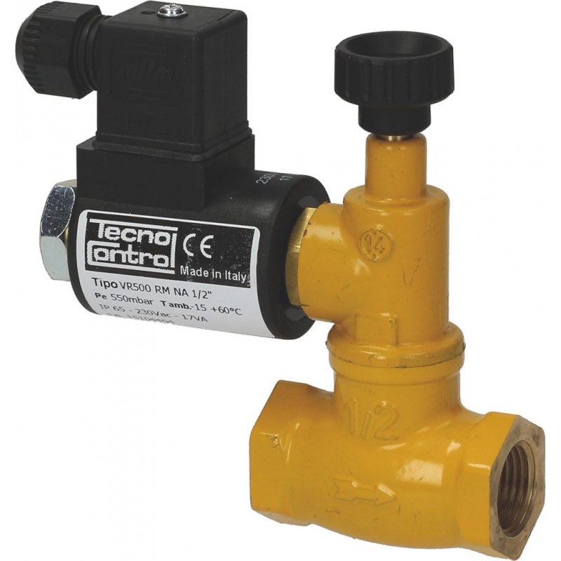 VALVOLA A RIARMO MANUALE ø 1/2"FF 230V    CODICE: 3526035