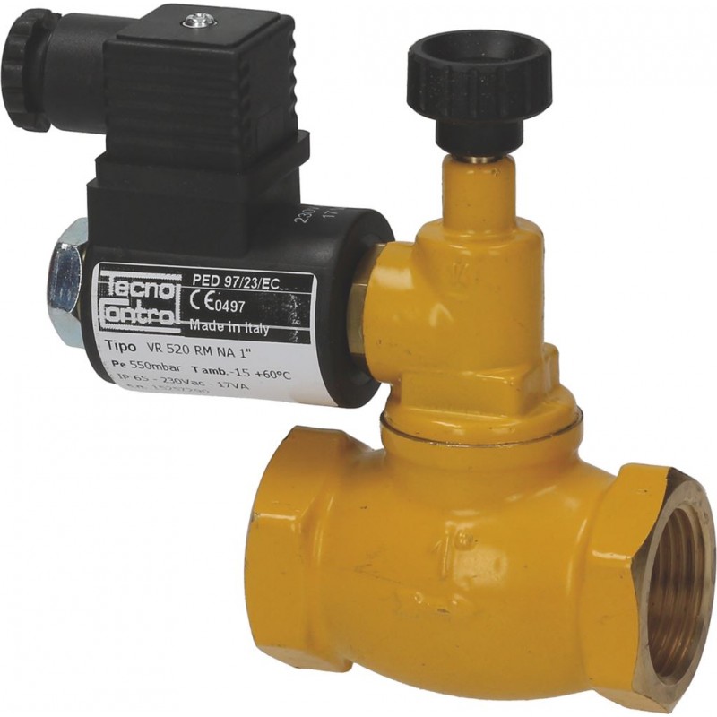 VALVOLA A RIARMO MANUALE ø 1"FF 230V    CODICE: 3526037