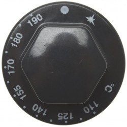 MANOPOLA NERA ø 70 mm 110-190°C  Cod. 4004356