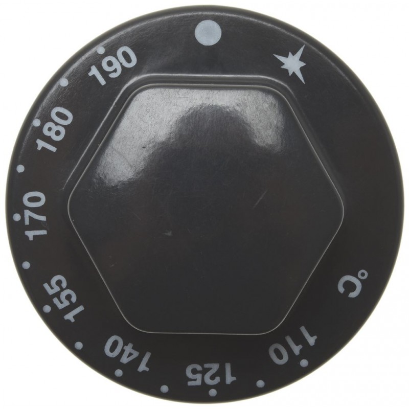 MANOPOLA NERA ø 70 mm 110-190°C  Cod. 4004356