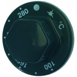 MANOPOLA NERA ø 55 mm 100-280°C  Cod. 4004601