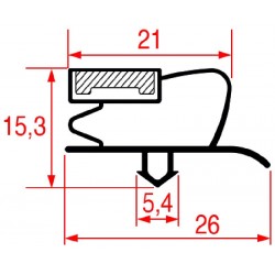 GUARNIZIONE AD INCASTRO 390x370 mm  Cod. 5033005