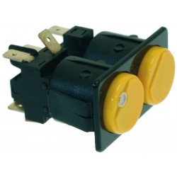 PULSANTIERA ON-OFF RETTANGOLARE GIALLO  Cod. 5034319