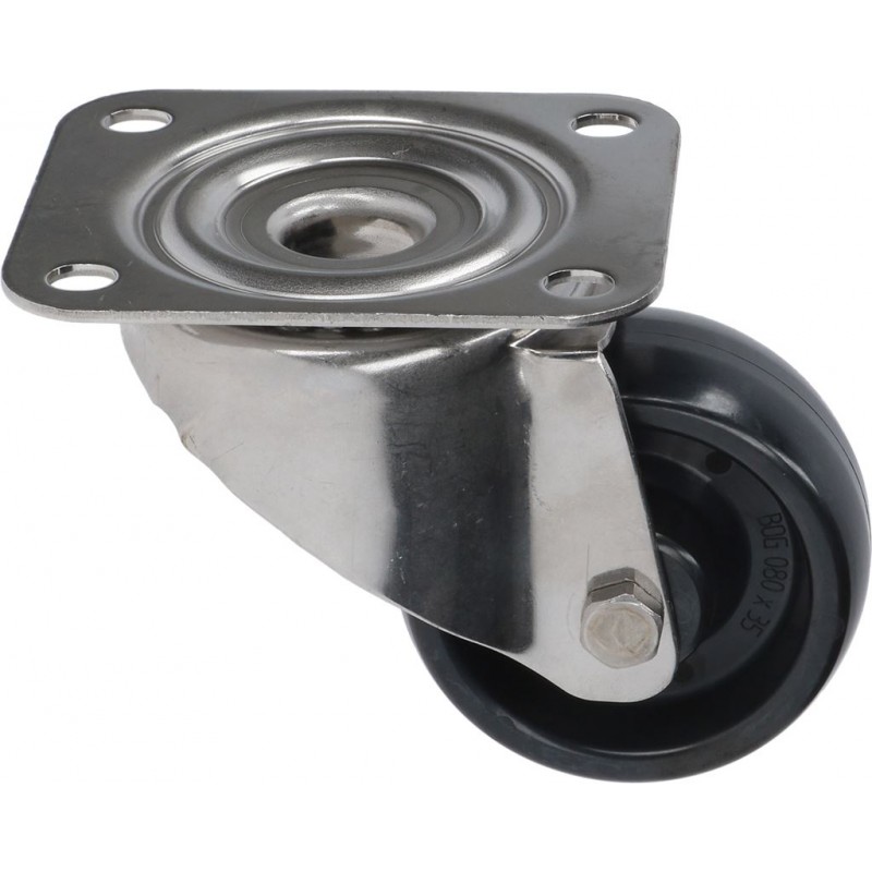 RUOTA GIREVOLE A PIASTRA    CODICE: 3738005