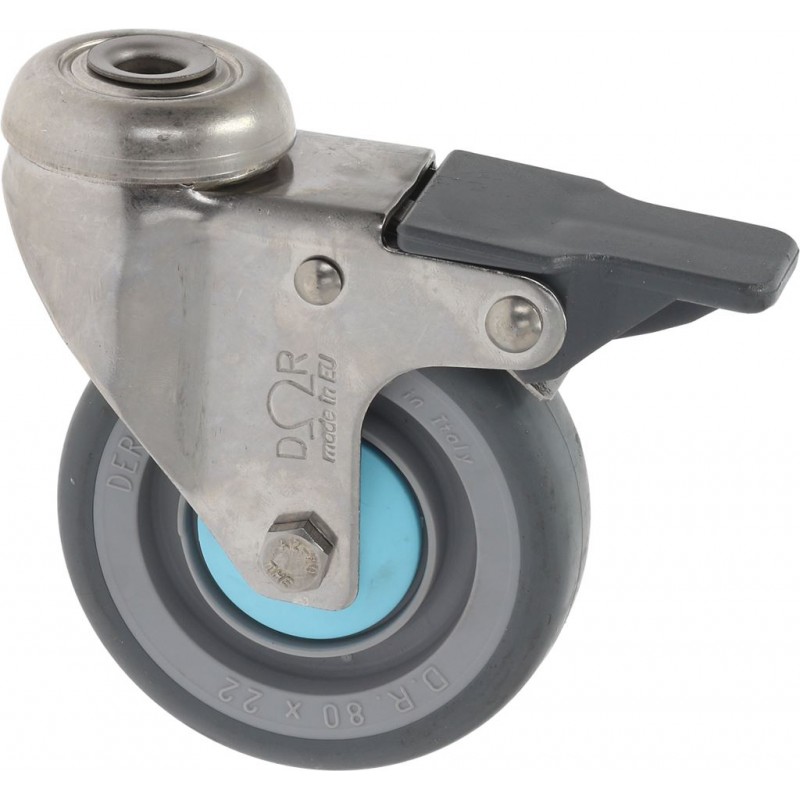 RUOTA GIREVOLE CON FRENO    CODICE: 3738008