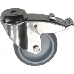 RUOTA GIREVOLE CON FRENO    CODICE: 3738009 NOTE TECNICHE