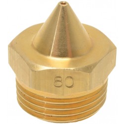 UGELLO GAS CONICO M17x1 ø 0,80 mm  Cod. 3500178