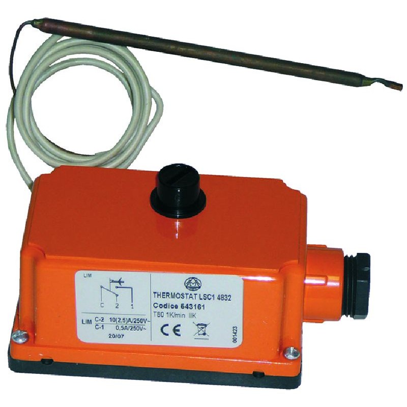 TERMOSTATO MONOFASE LS1 120°C  Cod. 3744026