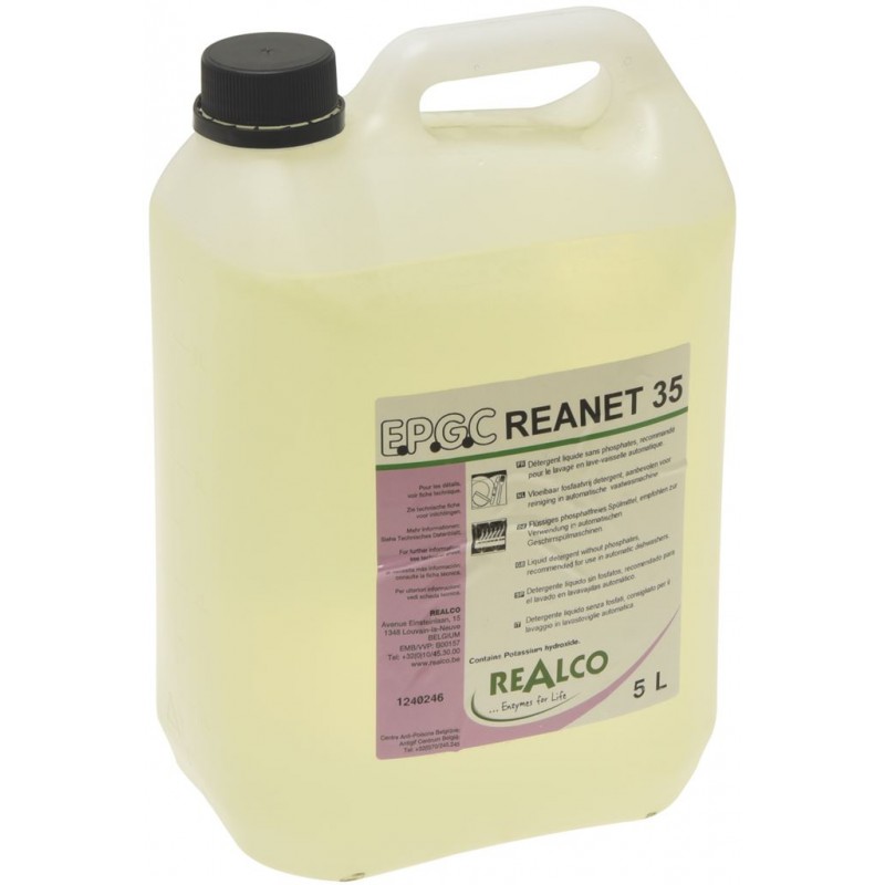 DETERGENTE LAVASTOVIGLIE"REANET"35 5 L    CODICE: 3743505