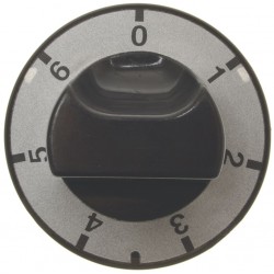 MANOPOLA NERA ø 65 mm 0-1-2-3-4-5-6    CODICE: 5002601