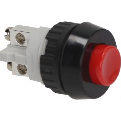 PULSANTE UNIPOLARE ROSSO 0,7A 250V    CODICE: 9014062