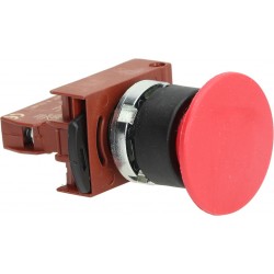 PULSANTE ARRESTO A FUNGO ROSSO 4A 400V    CODICE: 9014064