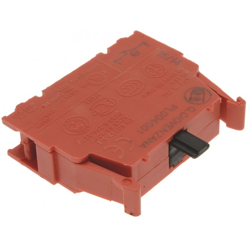 CONTATTO DI RICAMBIO ROSSO 16A 250V    CODICE: 9014071