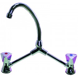 RUBINETTO MISCELATORE BIFORO COMPLETO  Cod. 3359579