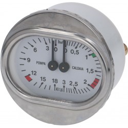 MANOMETRO CALDAIA-POMPA ø 63 mm  Cod. 1445558