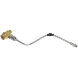TUBO VAPORE COMPLETO CROMATO ø 8 mm  Cod. 1449106