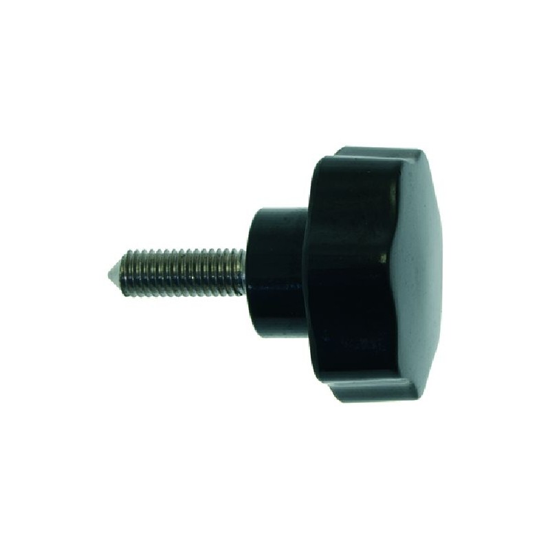 MANOPOLA NERA FERMA BOCCA ø 40 mm    CODICE: 9016043