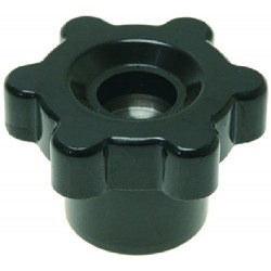 MANOPOLA NERA ø 44,5 mm PASSO M8    CODICE: 9241035