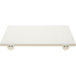 TAGLIERE BIANCO 500x400x25 mm CON FERMI    CODICE: 9394432