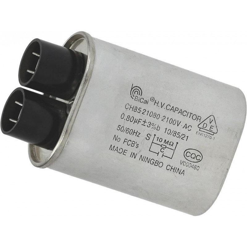  CONDENSATORE ELETTRICO 0,80µF 2100 V-AC Codice: D068008