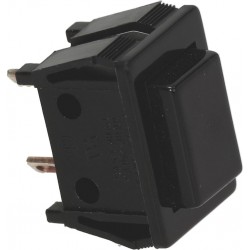 PULSANTE UNIPOLARE NERO 5A...