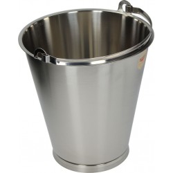 SECCHIO INOX CON BASE...