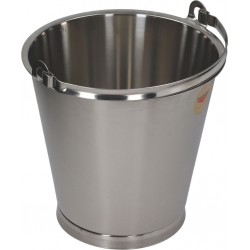 SECCHIO INOX CON BASE...
