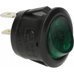 PULSANTE UNIPOLARE VERDE 4A...
