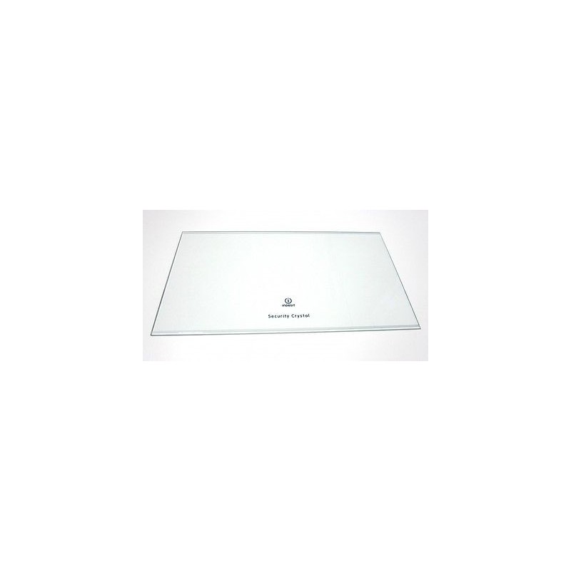 VETRO COPRIVERDURIERA 478x265x4 FRIGORIFERO ARISTON INDESIT ORIGINALE C00143037