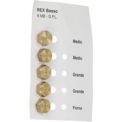 INIETTORI GPL 8MB REX BASSO...