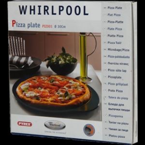 Teglia Piatto pizza antiaderente 30 cm forato WHIRLPOOL ORIGINALE  481281718796 - Puce Ricambi