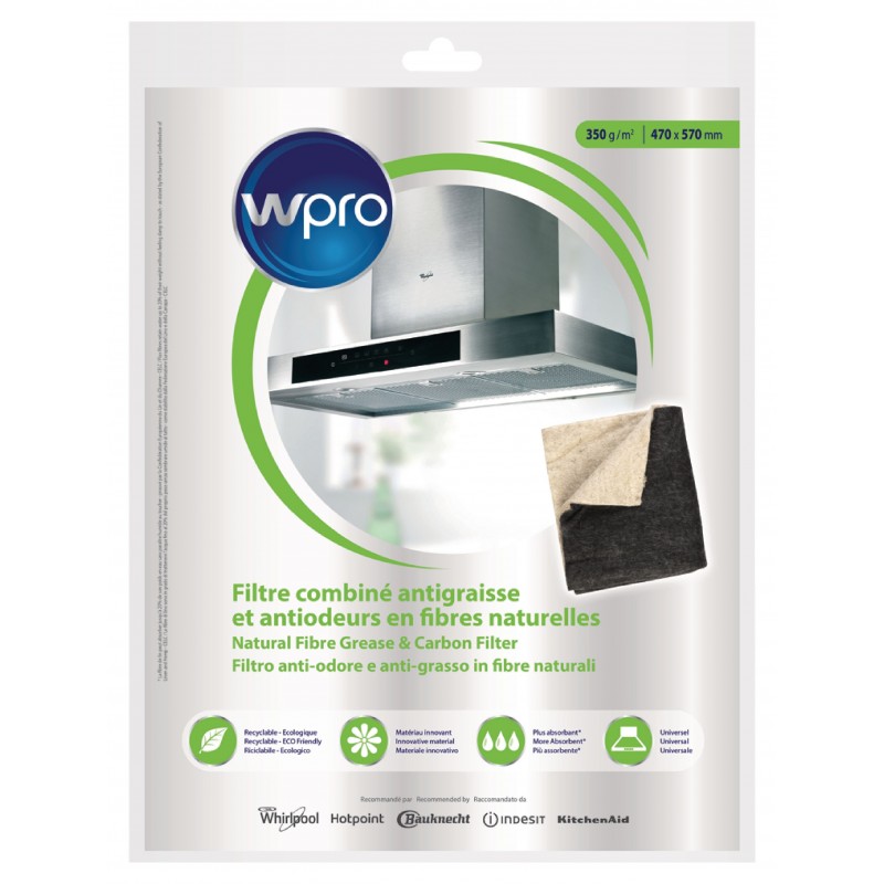 FILTRO COMBINATO IN FIBRE NATURALI WPRO ORIGINALE 484000008652