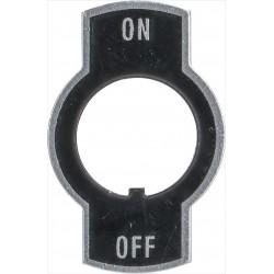 TARGHETTA ON-OFF 1399020