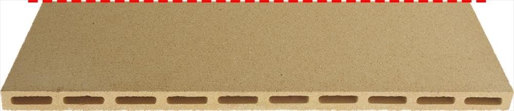 PIETRA REFRATTARIA FORATA 916x610x17 mm 5034501 - Puce Ricambi